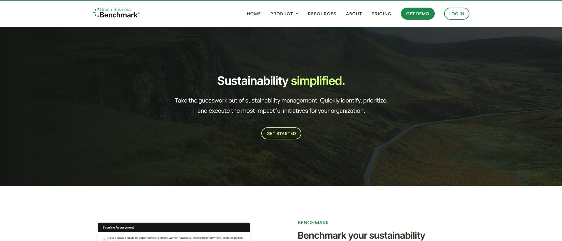 What is the Green Business Benchmark